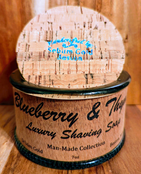 Blueberry & Thyme Luxury Shaving Soap (7oz)