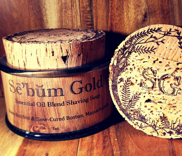 Sē'bŭm Gold Luxury Shave Soap (Laser Edition)