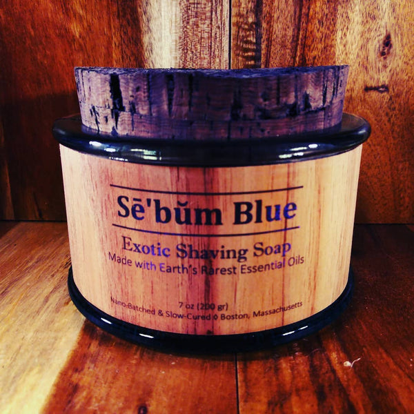 Sē'bŭm Blue Exotic Shaving Soap (Spare)