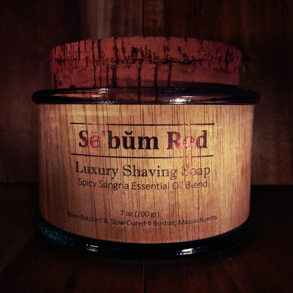 Sē'bŭm Red Luxury Shaving Soap (Spare)