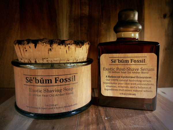 Sē'bŭm Fossil Exotic Shaving Set